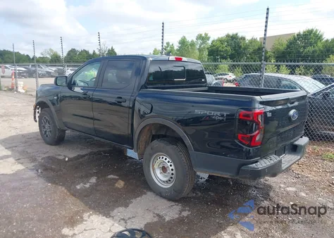 2024 Ford Ranger Xlt из США, поврежденный, VIN 1FTER4HH7RLE34943